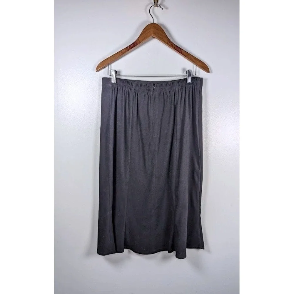 Vintage 90s Y2K Whimsigoth Skirt Size 12 Elastic Minimalist Goth WitchyOffice